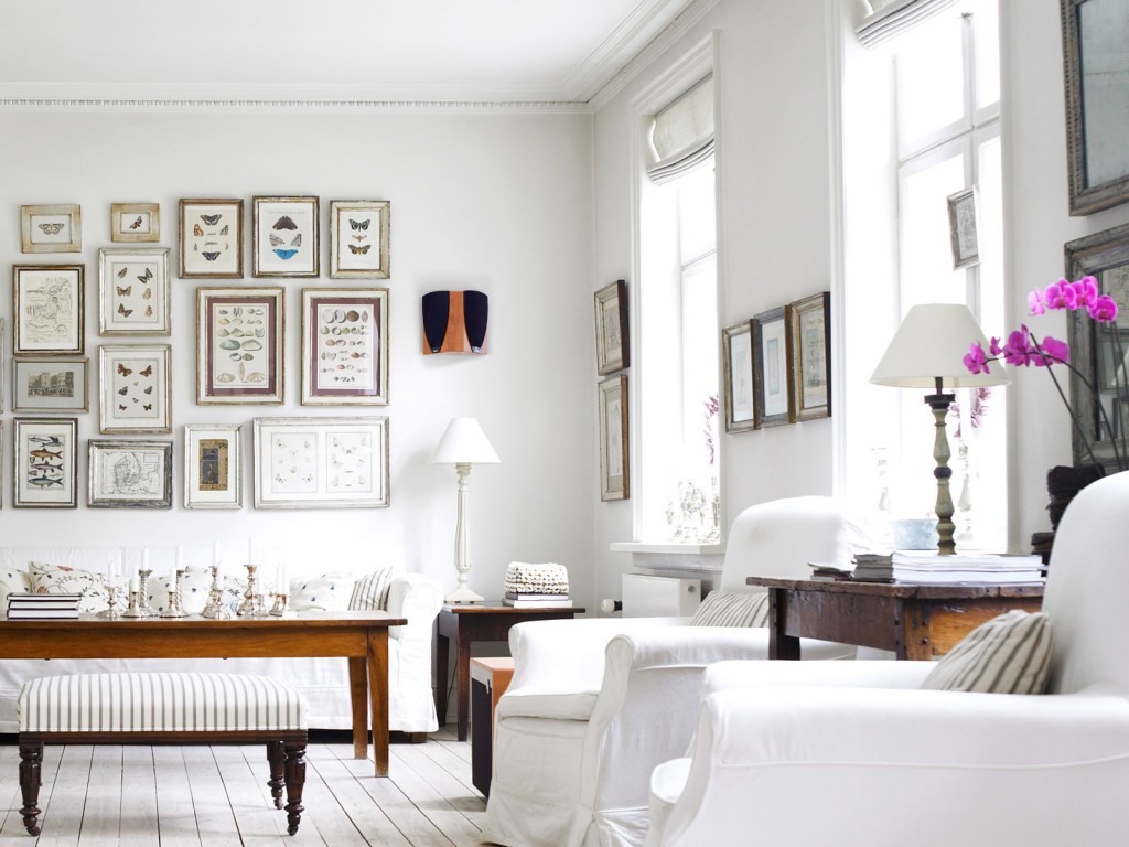 the idea of a bright Scandinavian style room interior