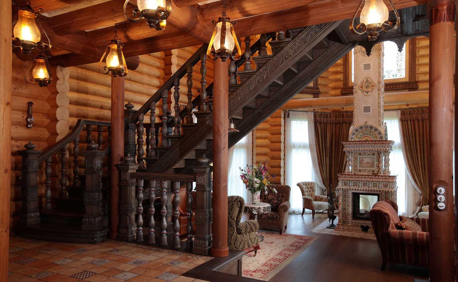 l'idée d'utiliser le style russe dans un bel appartement