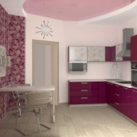 the idea of applying a bright kitchen decor picture