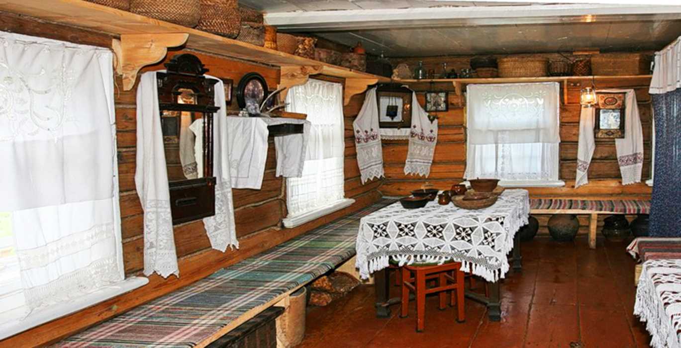 version de l'utilisation du style russe dans un décor d'appartement lumineux