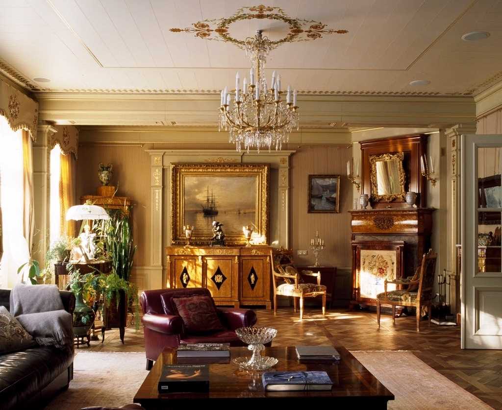 l'idée d'utiliser le style russe dans un intérieur inhabituel