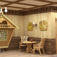 possibilité d'utiliser le style russe dans un décor lumineux