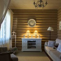 un exemple d'utilisation du style russe dans une image de décor de chambre lumineuse