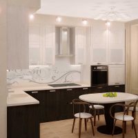 the idea of a bright kitchen interior 8 sq.m picture