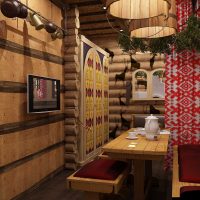 l'idée d'appliquer le style russe dans une belle photo de décor d'appartement