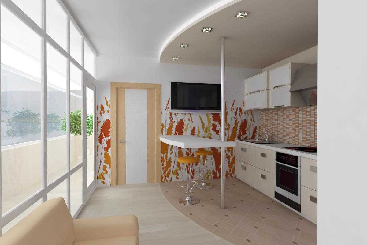 the idea of using a light laminate in a beautiful apartment design