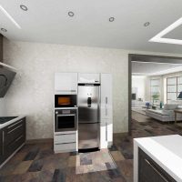 idea of using light design in a beautiful apartment interior photo