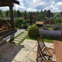 l'idée d'utiliser des plantes inhabituelles dans l'aménagement paysager d'une maison