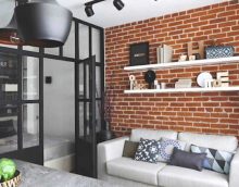 the idea of a beautiful bedroom decor of 18 sq.m. picture