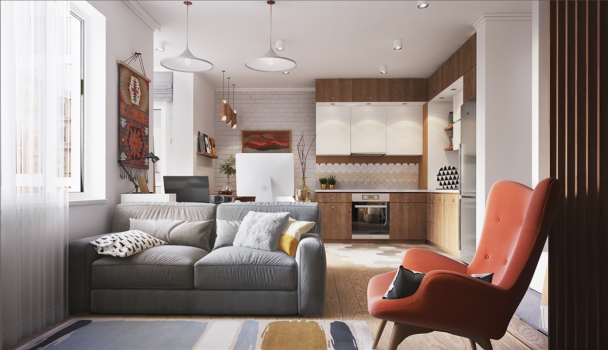 the idea of a beautiful interior of a small room