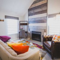 the idea of a bright interior of a small room picture