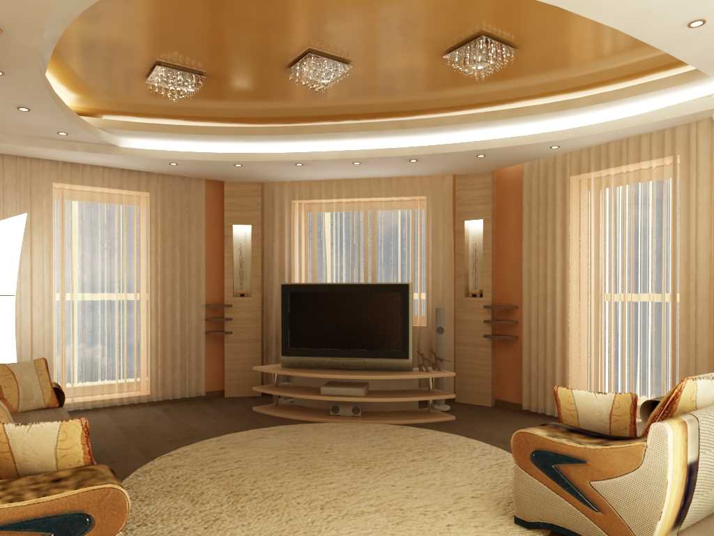 idea of a bright design of a hall in a private house