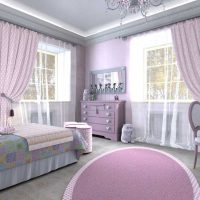 the idea of a beautiful style of a children's room for a girl 12 sq. m picture