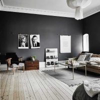 idea of unusual design of a room in scandinavian style photo