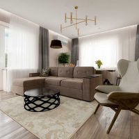 idea of a bright design of a hall in a private house photo