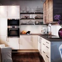 the idea of a beautiful kitchen interior 8 sq.m picture