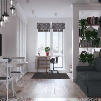 idea of light scandinavian style apartment design photo