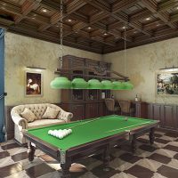 idea of unusual decor for a billiard photo