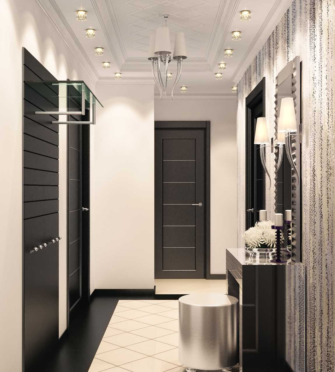 the idea of a bright style of a modern hallway room