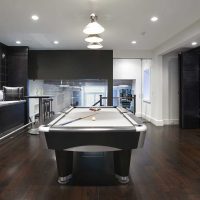 idea of a bright decor of a billiard room photo