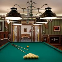 variant of a beautiful interior billiard picture