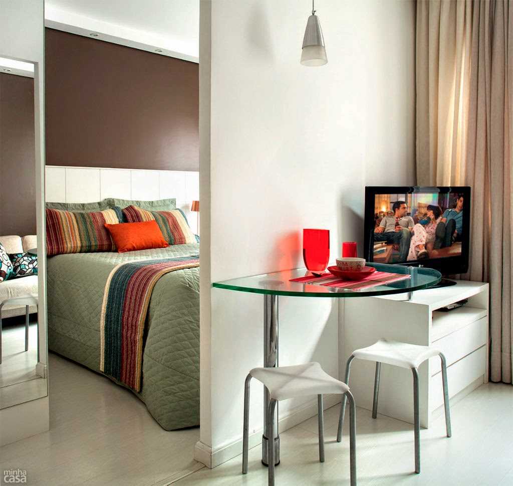 the idea of an unusual decor of a small room