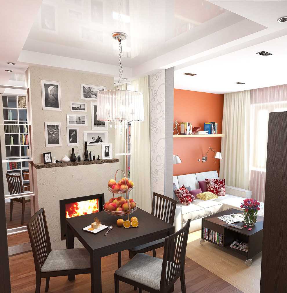 the idea of a beautiful design of a small room