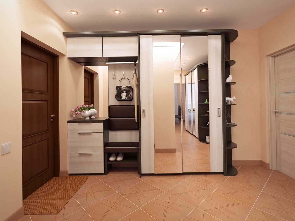 bright design idea of a modern hallway room