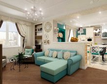 the idea of a beautiful two-room apartment decor photo