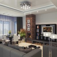 the idea of a beautiful style of the hall in a private house photo