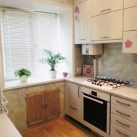 cuisine design 5 mètres carrés à Khrouchtchev