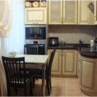 intérieur petite cuisine design 5 mètres carrés