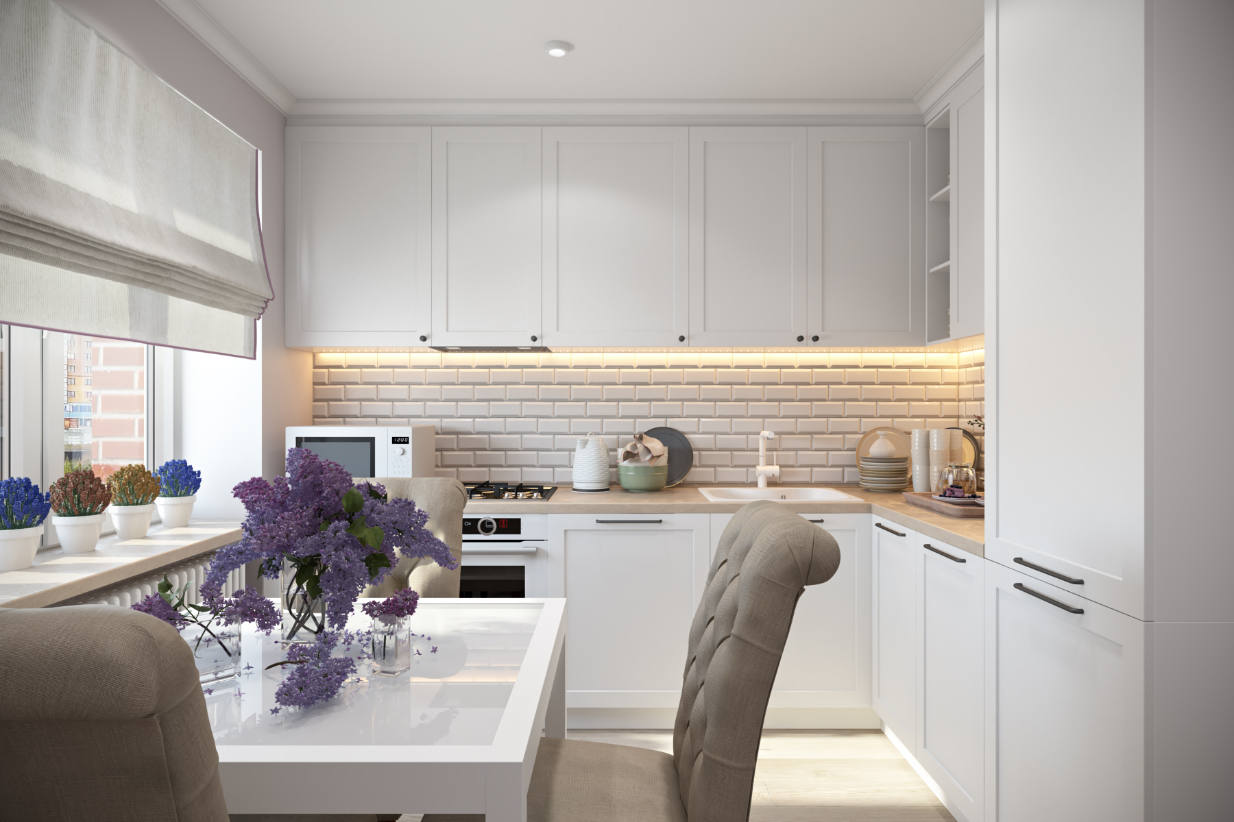 cuisine 5 m² éclectisme