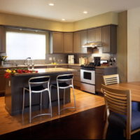 comptoir de bar pour la cuisine