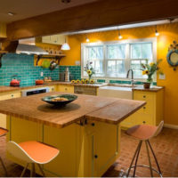 comptoir de bar pour la cuisine