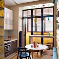 sofa in the kitchen french style