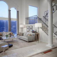 conception d'escalier dans une grande maison