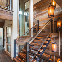 conception des escaliers dans la conception de la maison photo