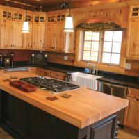 idée d'un style lumineux de la cuisine 13 m² photo