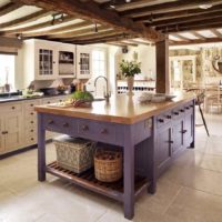 the idea of an unusual decor of a rustic kitchen photo