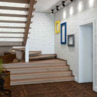 the idea of a bright decor of the kitchen in a country house picture