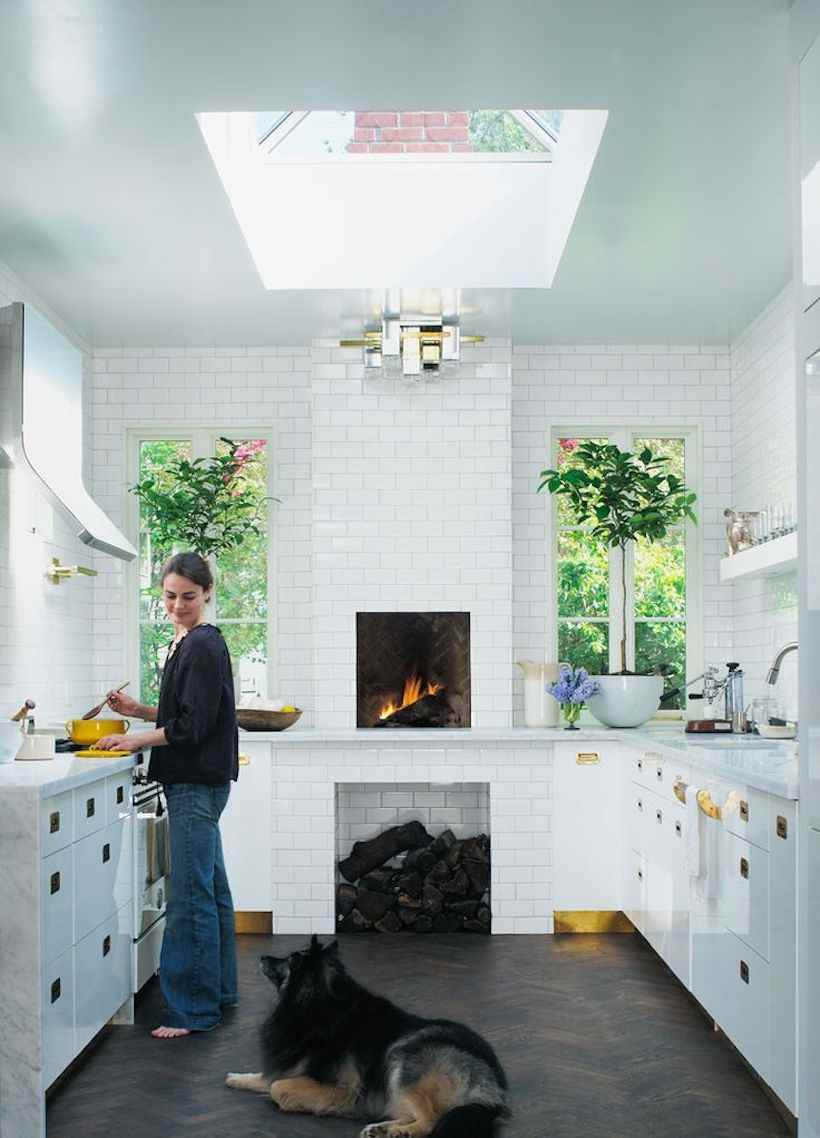 the idea of an unusual interior kitchen in a country house