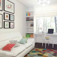 the idea of a bright design of a child’s room for a girl picture
