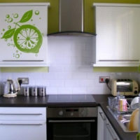 intérieur pour la conception de cuisine 5 mètres carrés