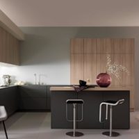 photo intérieure de cuisine high-tech