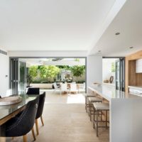 photo intérieure de cuisine high-tech