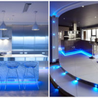 idées d'intérieur de cuisine high-tech