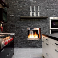 cuisine élégante high-tech