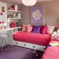 idea of a bright decor for a child’s room for a girl photo