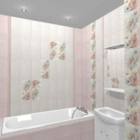 idea of bright style of laying tiles in the bathroom picture